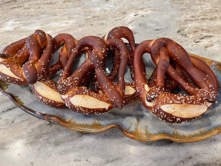 Bavarian Pretzels (aka Laugenbrezel)